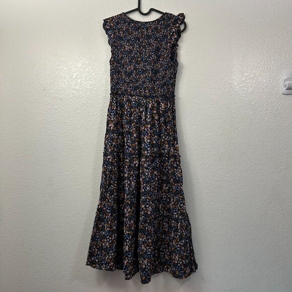 Old Navy Sleeveless Smocked Empire Waist Maxi Dress Ditsy Floral - Picture 5 of 7